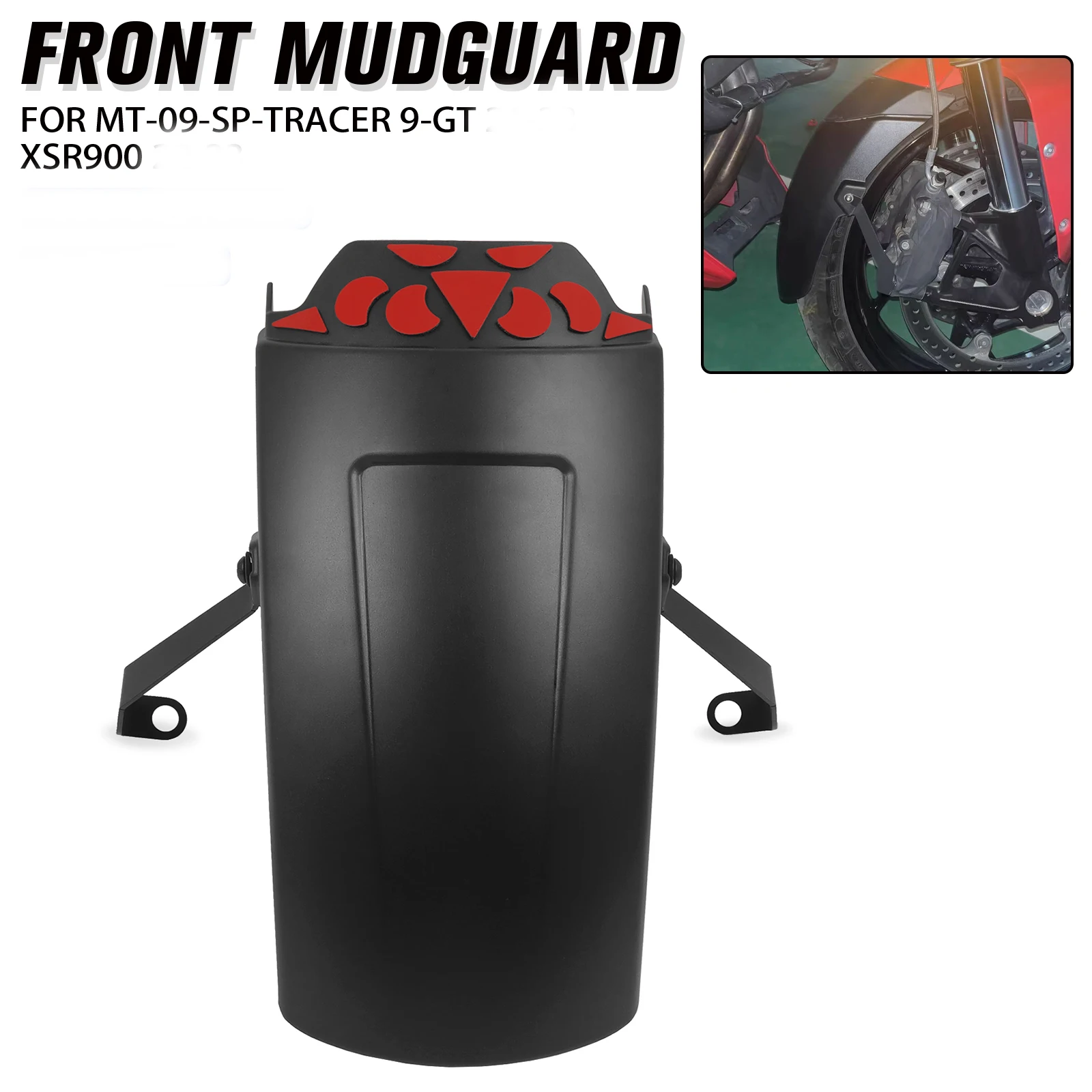 For Yamaha MT 09 SP MT09 MT-09 TRACER9 GT TRACER 9 GT 2021-2023 2022 Front Fender Extender Handguard Bracket Mudguard Extension
For Yamaha MT 09 SP MT09 MT-09 TRACER9 GT TRACER 9 GT 2021-2023 2022 Front Fender Extender Handguard Bracket Mudguard Extension
