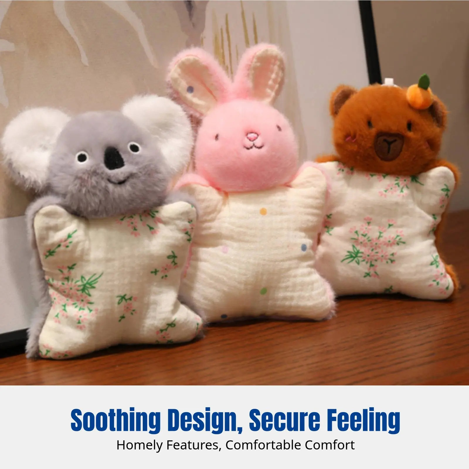 Animal Finger Puppet Security Blanket, Plush Hand Puppet, Hare, Panda, Capybara, Soothing Toy
Animal Finger Puppet Security Blanket, Plush Hand Puppet, Hare, Panda, Capybara, Soothing Toy
