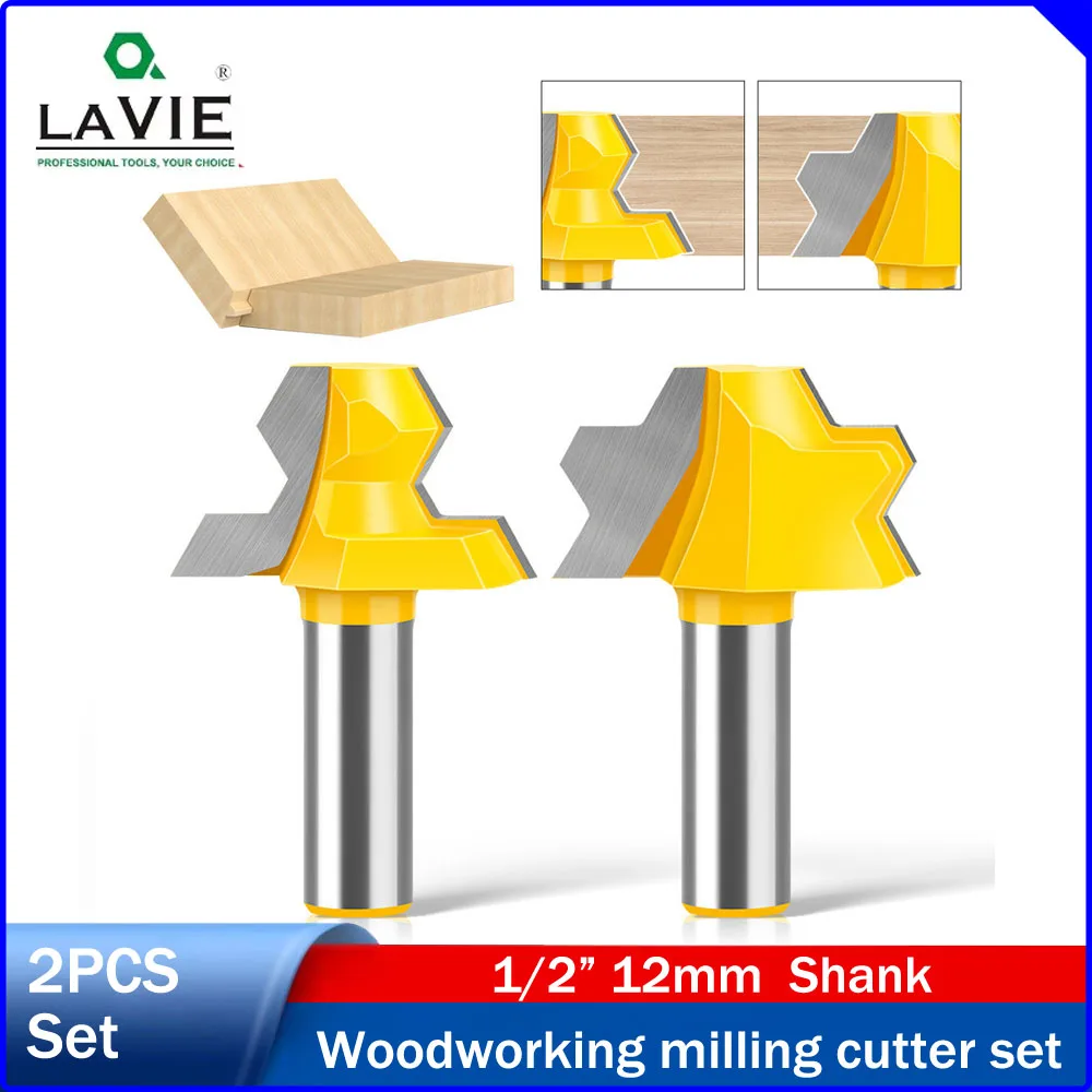 LAVIE 2pc Hexagon Octagon Tongue & Groove Router Bit Set,Tungsten Carbide Joint Cutter,Panel Jointer Bit & Barrel Milling Cutter
LAVIE 2pc Hexagon Octagon Tongue & Groove Router Bit Set,Tungsten Carbide Joint Cutter,Panel Jointer Bit & Barrel Milling Cutter
