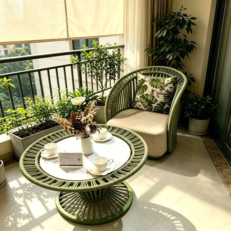 Outdoor Wicker Bistro Furniture Set Single Rattan Arm Sofa With Side Table Modern Design For Balcony Garden Hotel Homestay
Outdoor Wicker Bistro Furniture Set Single Rattan Arm Sofa With Side Table Modern Design For Balcony Garden Hotel Homestay