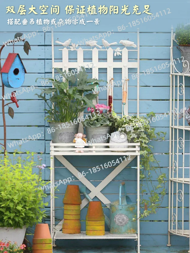 Flower Rack, Iron Art, Climbing Vine, Wall Hanging, Multi Story Wall Leaning, Floor Standing Garden Balcony Storage Rack
Flower Rack, Iron Art, Climbing Vine, Wall Hanging, Multi Story Wall Leaning, Floor Standing Garden Balcony Storage Rack