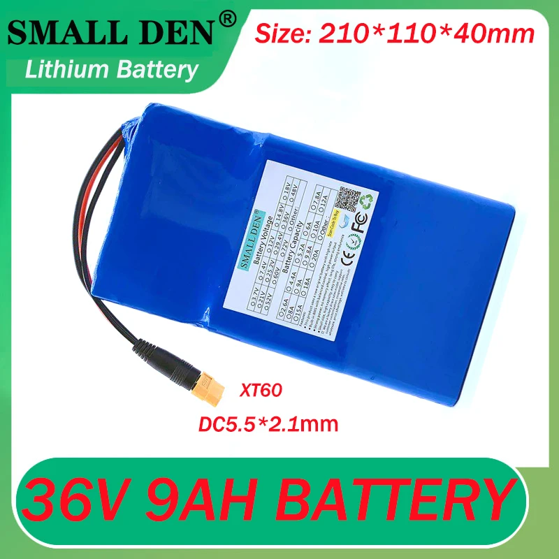 New 36V 10S3P 42V 9.0Ah ultra-thin 15A BMS high-power output 18650 lithium battery pack
New 36V 10S3P 42V 9.0Ah ultra-thin 15A BMS high-power output 18650 lithium battery pack