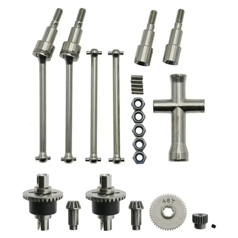 Metal Differential and Drive Shaft Set for SCY 16101 16102 16103 16201 Pro 1/16 Brushless RC Car Upgrades Parts
Metal Differential and Drive Shaft Set for SCY 16101 16102 16103 16201 Pro 1/16 Brushless RC Car Upgrades Parts