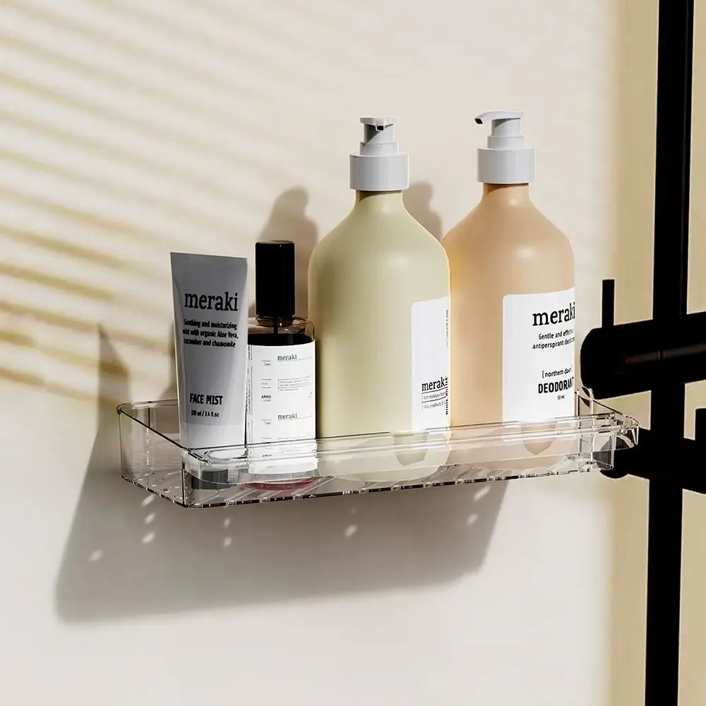 Transparent Suction Cup Shower Shelf Removable No-Drill Wall-Mounted Storage Holder Large Capacity Space Saving
Transparent Suction Cup Shower Shelf Removable No-Drill Wall-Mounted Storage Holder Large Capacity Space Saving
