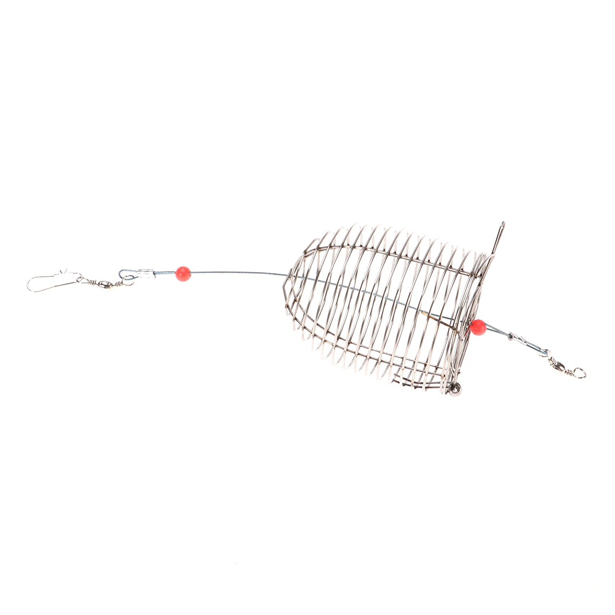 6pcs Stainless Steel Fishing Bait Cage Trap with Spring Lid for Carp Crab Equipment Tray Holder Red Lightweight Portable
6pcs Stainless Steel Fishing Bait Cage Trap with Spring Lid for Carp Crab Equipment Tray Holder Red Lightweight Portable