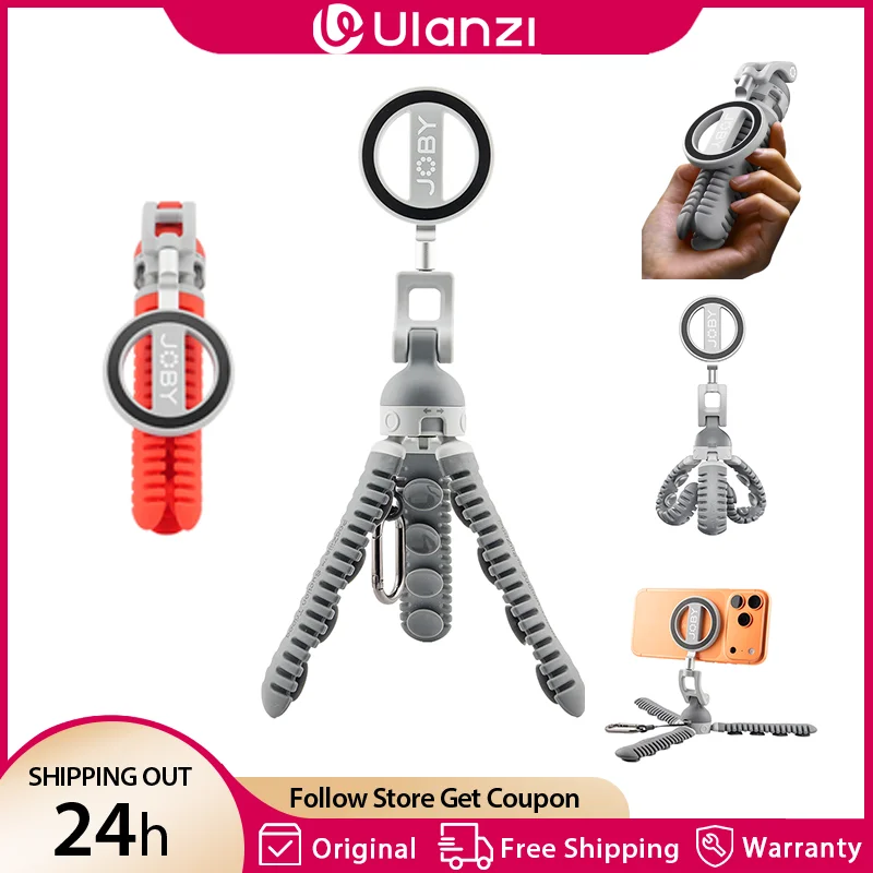 JOBY PZ01 PodZillaᵀᴹ Magnetic Octopus Suction Tripod with 360° Adjustable Flexible Tripod for Iphone 17 16 15 Android Car Vlog
JOBY PZ01 PodZillaᵀᴹ Magnetic Octopus Suction Tripod with 360° Adjustable Flexible Tripod for Iphone 17 16 15 Android Car Vlog