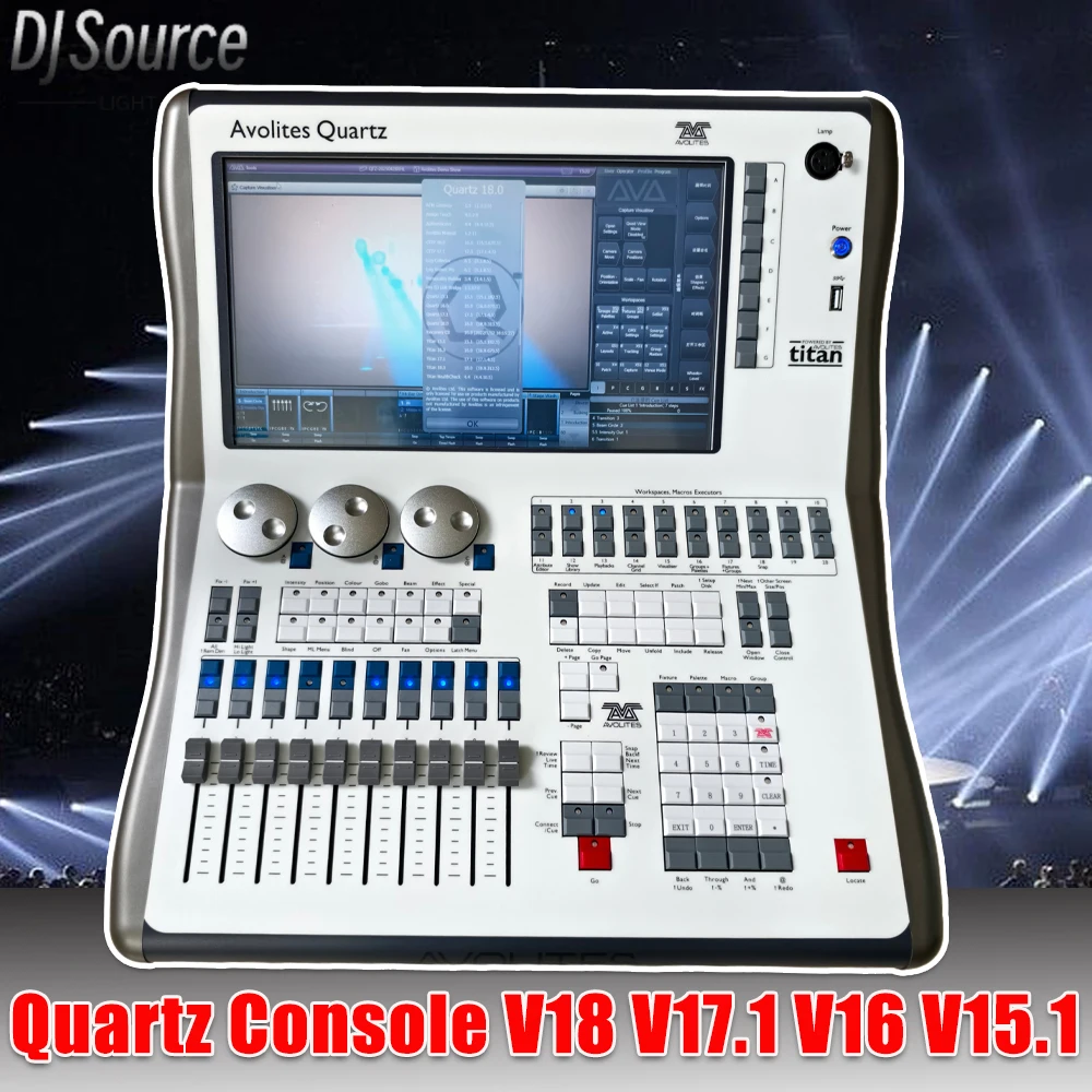 Кварцевая консоль V18/V17.1/V16/V15 DJ DMX-контроллер Titan Lighting Console DJ сценическое освещение луч движущаяся головная лампа Bar Club
Кварцевая консоль V18/V17.1/V16/V15 DJ DMX-контроллер Titan Lighting Console DJ сценическое освещение луч движущаяся головная лампа Bar Club