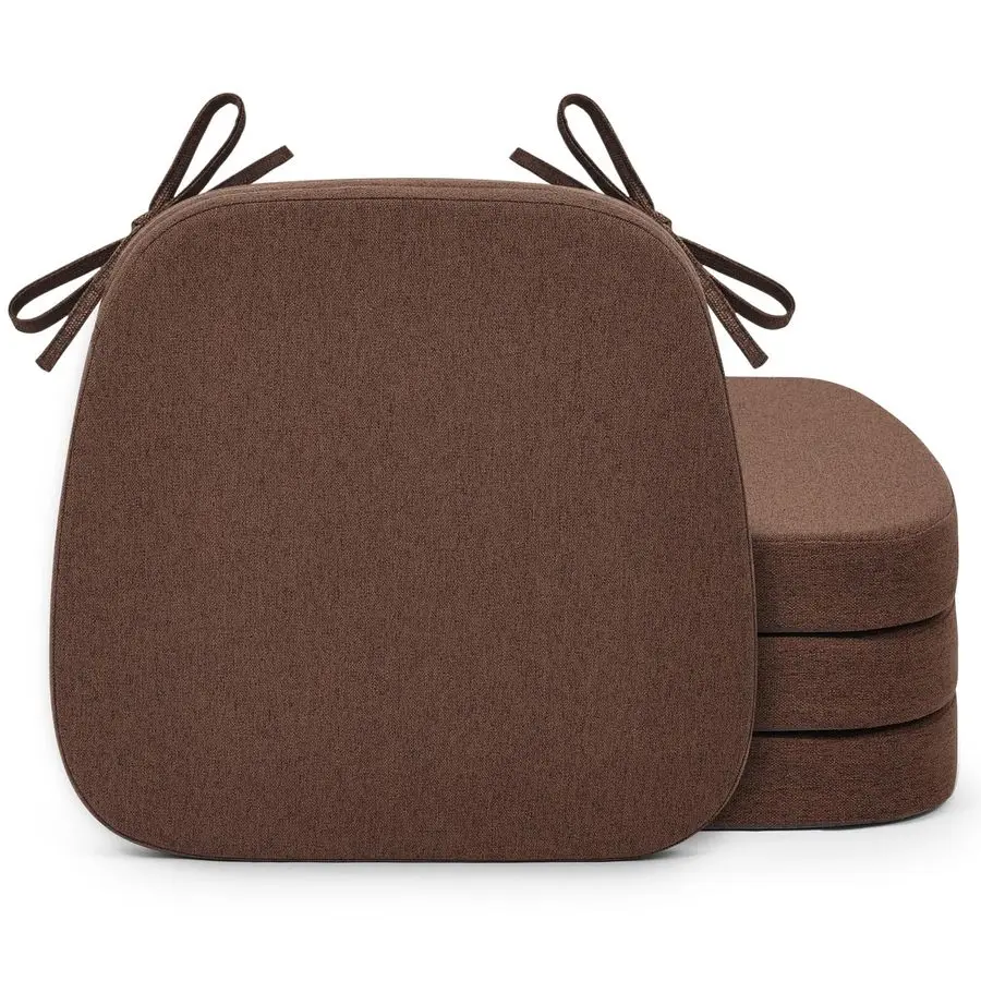 Dining Chair Cushions Set of 4, NonSlip Kitchen Chair Cushions with Detachable Straps and Machine Washable Cover, 4 Pack, 17x16x
Dining Chair Cushions Set of 4, NonSlip Kitchen Chair Cushions with Detachable Straps and Machine Washable Cover, 4 Pack, 17x16x