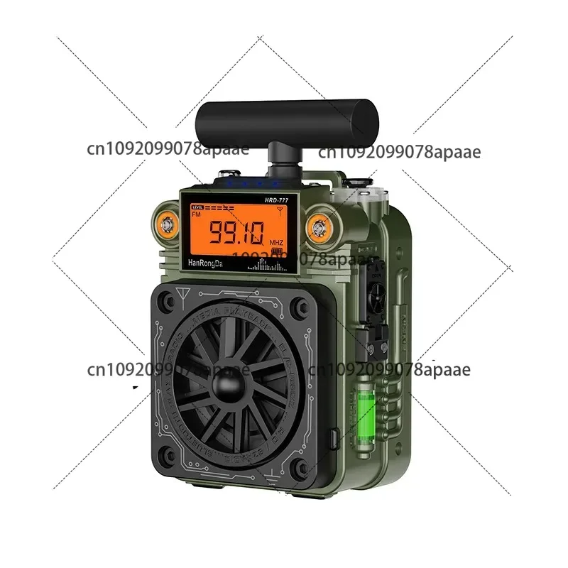 Suitable for Radio Enthusiasts! HanRongDa HRD 777 Full-Band Mini Radio Receiver, Stereo Sound, Metal Case & Bluetooth
Suitable for Radio Enthusiasts! HanRongDa HRD 777 Full-Band Mini Radio Receiver, Stereo Sound, Metal Case & Bluetooth