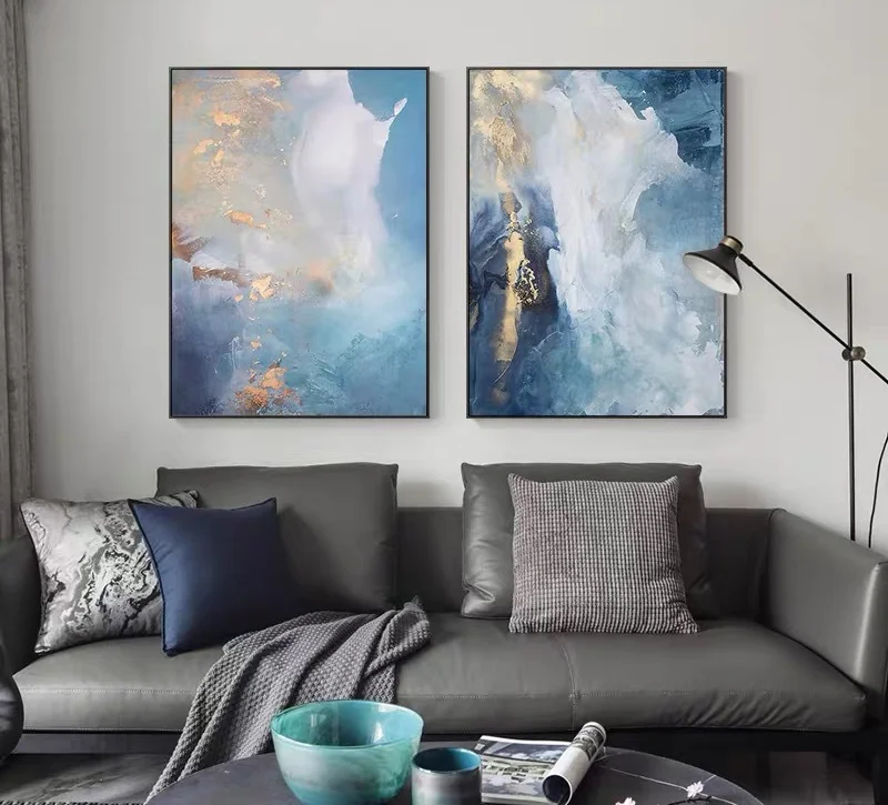 Modern simple blue abstract art entrance entrance living room abstract canvas painting
Modern simple blue abstract art entrance entrance living room abstract canvas painting