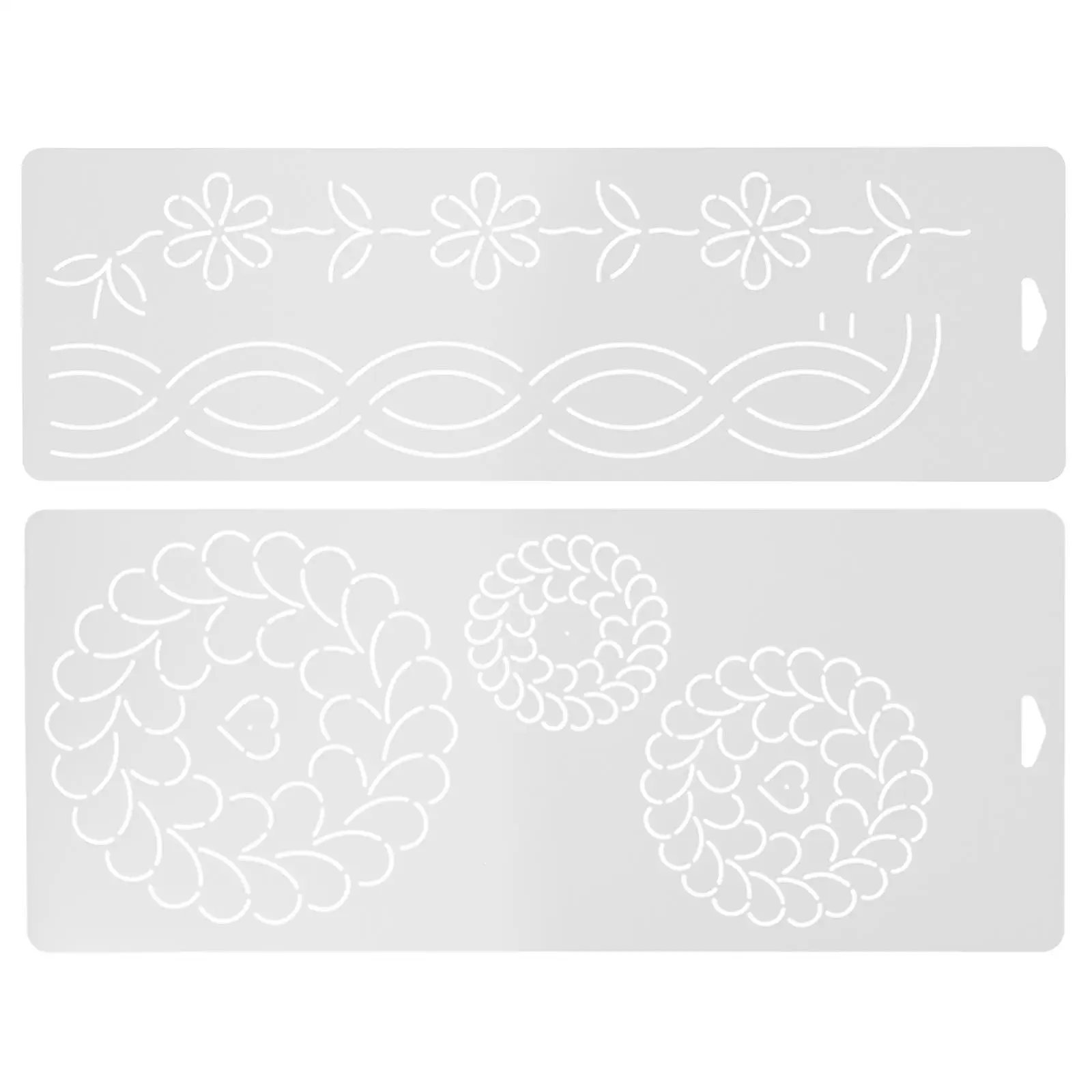 2Pcs Cross Stitch Templates Quilting Stencils Ruler Square Petal Shaped Patchwork Supplies Transparent Embroidered Patterns Set
2Pcs Cross Stitch Templates Quilting Stencils Ruler Square Petal Shaped Patchwork Supplies Transparent Embroidered Patterns Set