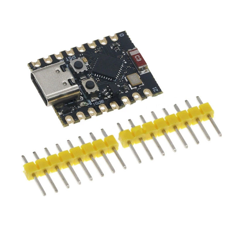 ESP32-C3 Макетная плата MINI Плата разработки Wi-Fi Bluetooth Легкое расширение и гибкость источника питания-AU32
ESP32-C3 Макетная плата MINI Плата разработки Wi-Fi Bluetooth Легкое расширение и гибкость источника питания-AU32
