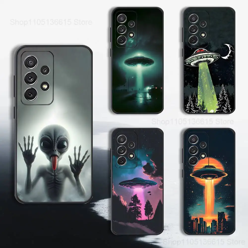 Singular Space UFO Alien Phone Case For Samsung S25,S24,S23,S22,S21,S20,S10,Ultra,Plus,Lite,FE,Soft Silicone Black Cover 
Singular Space UFO Alien Phone Case For Samsung S25,S24,S23,S22,S21,S20,S10,Ultra,Plus,Lite,FE,Soft Silicone Black Cover