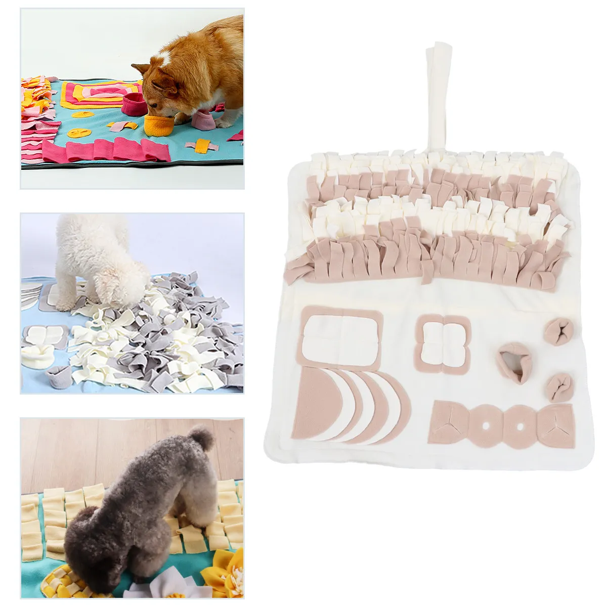Pet Snuffle Mat Large Size Soft Material for Dog Slow Feeding Training Indoor Activity Pad Stress Relief for Small Medium Large
Pet Snuffle Mat Large Size Soft Material for Dog Slow Feeding Training Indoor Activity Pad Stress Relief for Small Medium Large