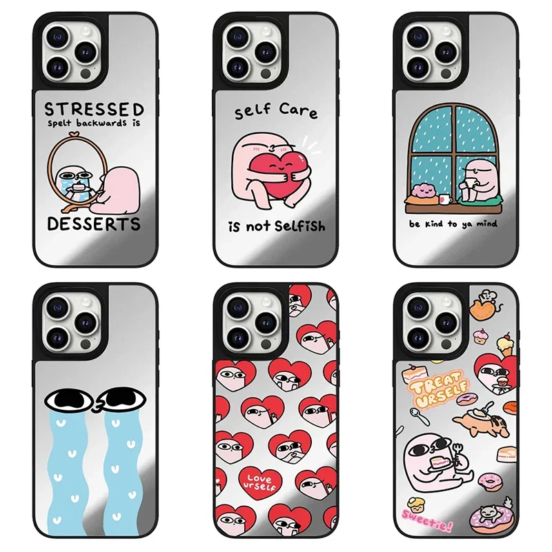 Cartoon Crying Face Mirror Surface Protective iPhone Case Cover for 16 15 14 13 12 Pro Max Case
Cartoon Crying Face Mirror Surface Protective iPhone Case Cover for 16 15 14 13 12 Pro Max Case