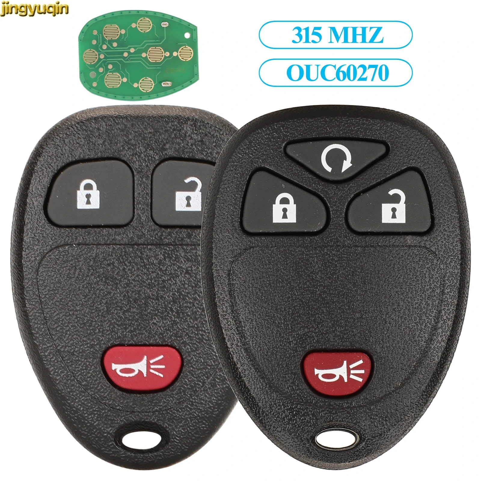 Jingyuqin дистанционный автомобильный брелок управления 315 МГц для Buick Chevrolet Cadillac GMC Saturn OUC60270/OUC60221 3/4/5/6 кнопок
Jingyuqin дистанционный автомобильный брелок управления 315 МГц для Buick Chevrolet Cadillac GMC Saturn OUC60270/OUC60221 3/4/5/6 кнопок