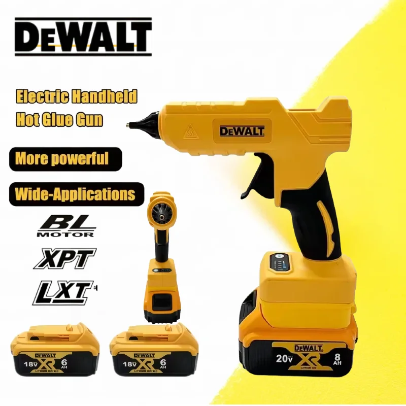 Электрический ручной клеевой пистолет DEWALT 20V для ремонта и DIY, термопистолет для сварки горячим воздухом с защитой от ожогов
Электрический ручной клеевой пистолет DEWALT 20V для ремонта и DIY, термопистолет для сварки горячим воздухом с защитой от ожогов