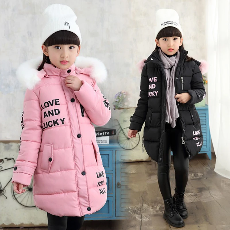 4 6 8 10 12 Years Teen Kids Parka Keep Warm Autumn Winter Jackets For Girls Fashion Letter Long Coat Hooded Children's Outerwear
4 6 8 10 12 Years Teen Kids Parka Keep Warm Autumn Winter Jackets For Girls Fashion Letter Long Coat Hooded Children's Outerwear