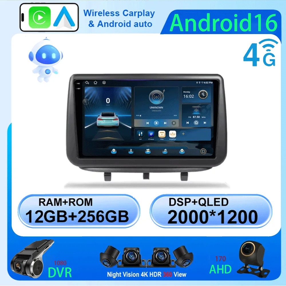 LJZN Android 16 Carplay Car Radio For Opel Meriva B 2009 - 2014 Navigation GPS Multimedia Player stereo wifi+4G Auto DSP BT
LJZN Android 16 Carplay Car Radio For Opel Meriva B 2009 - 2014 Navigation GPS Multimedia Player stereo wifi+4G Auto DSP BT