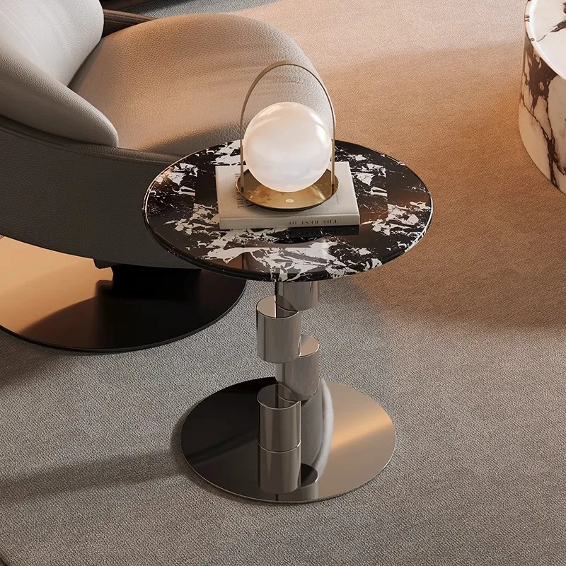 Mid-Century Marble Side Table,Stainless Steel End Table for bed Room,Modern Minimalist Nightstand for Bedroom, Luxury Home Decor
Mid-Century Marble Side Table,Stainless Steel End Table for bed Room,Modern Minimalist Nightstand for Bedroom, Luxury Home Decor