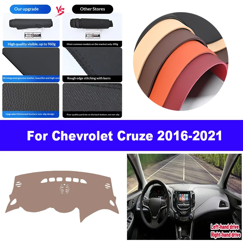 High Quality For Chevrolet Cruze 2016 2017 2018 2019 2020 2021 Car Dashboard Cover Mat Sun Shade Avoid Light Pad Carpets Anti-UV
High Quality For Chevrolet Cruze 2016 2017 2018 2019 2020 2021 Car Dashboard Cover Mat Sun Shade Avoid Light Pad Carpets Anti-UV