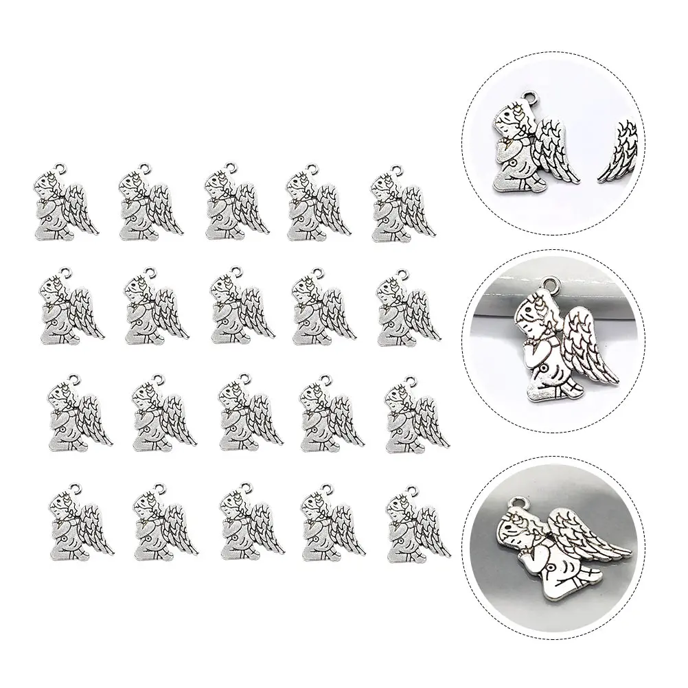 50 Pcs Necklaces Angel Pendant Prayer Small Charm Mini Little Girl Pendants Silver Charms Jewelry
50 Pcs Necklaces Angel Pendant Prayer Small Charm Mini Little Girl Pendants Silver Charms Jewelry
