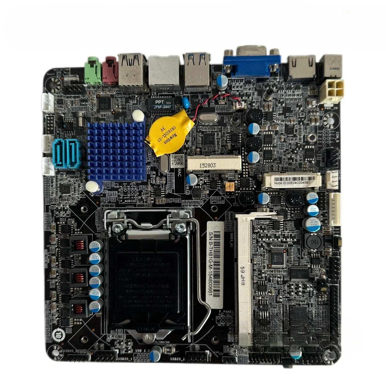 For Microstep B-TH81G-M DDR3 notebook memory 1150 interface H81 all solid state mini industrial computer board
For Microstep B-TH81G-M DDR3 notebook memory 1150 interface H81 all solid state mini industrial computer board