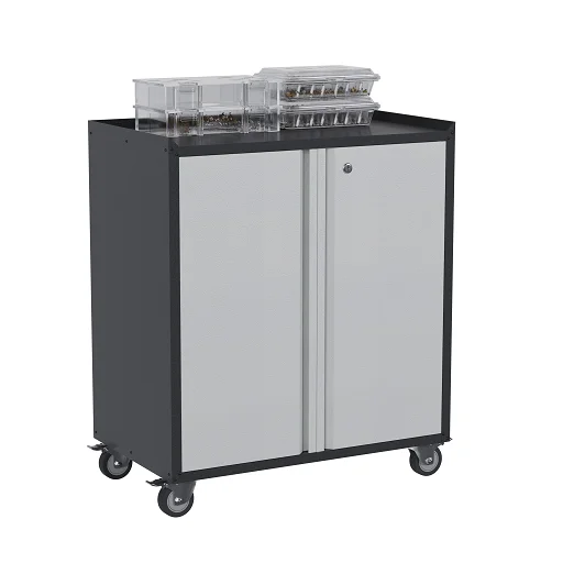 Large Capacity 2 Door Metal Storage Cabinet With Shelf And Caster
Large Capacity 2 Door Metal Storage Cabinet With Shelf And Caster