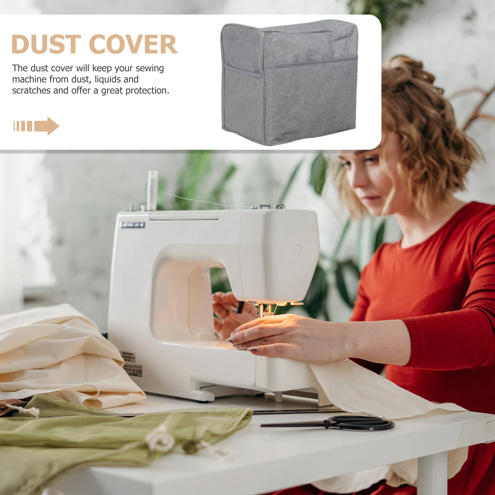 Premium Sewing Machine Cover Heavy Duty Washable Dustproof Cover for Sewing Machine with Storage Pockets Covers
Premium Sewing Machine Cover Heavy Duty Washable Dustproof Cover for Sewing Machine with Storage Pockets Covers