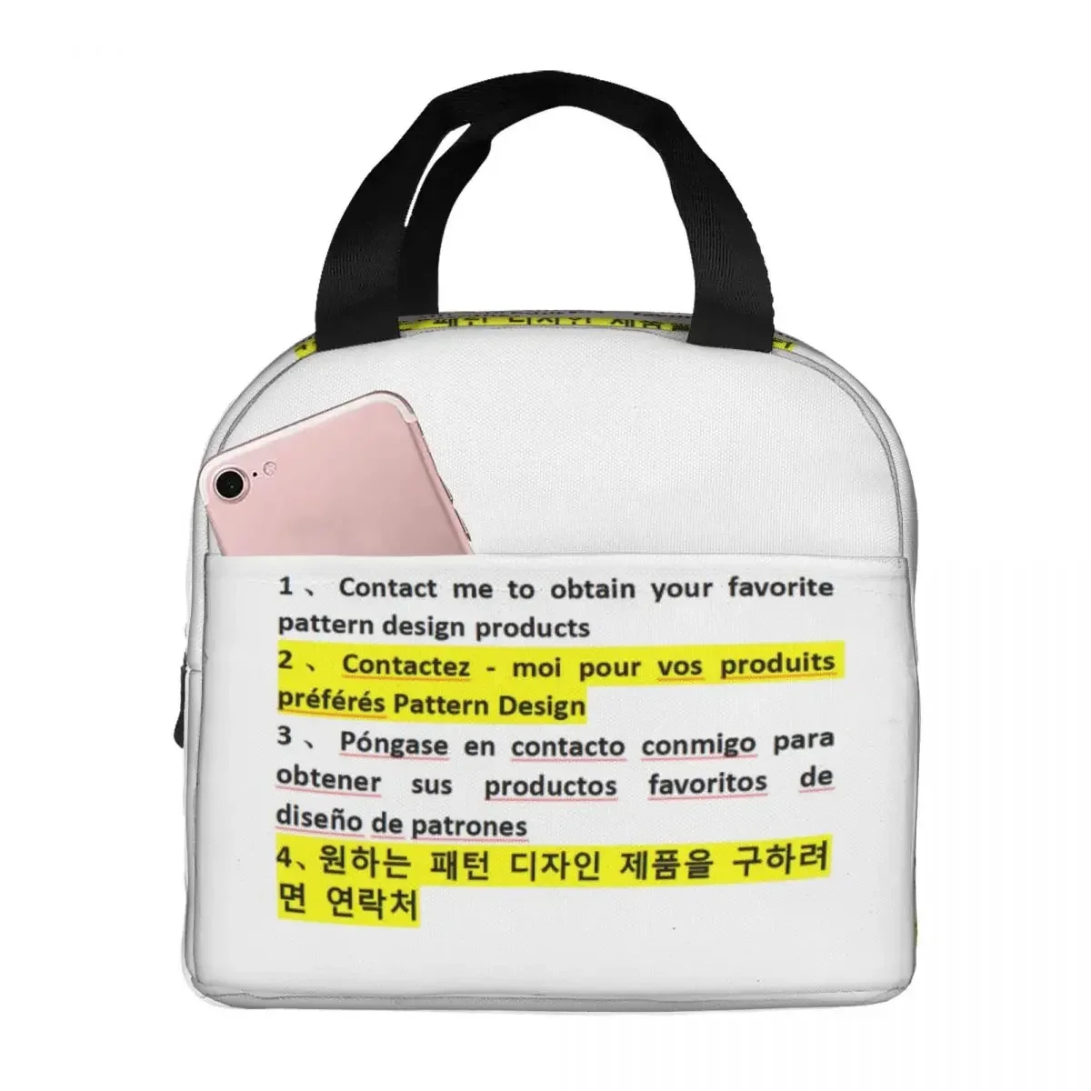 Customized Custom Lunch Bags Insulated Bento Box Portable Lunch Tote Picnic Bags Cooler Thermal Bag for Woman Student School
Customized Custom Lunch Bags Insulated Bento Box Portable Lunch Tote Picnic Bags Cooler Thermal Bag for Woman Student School