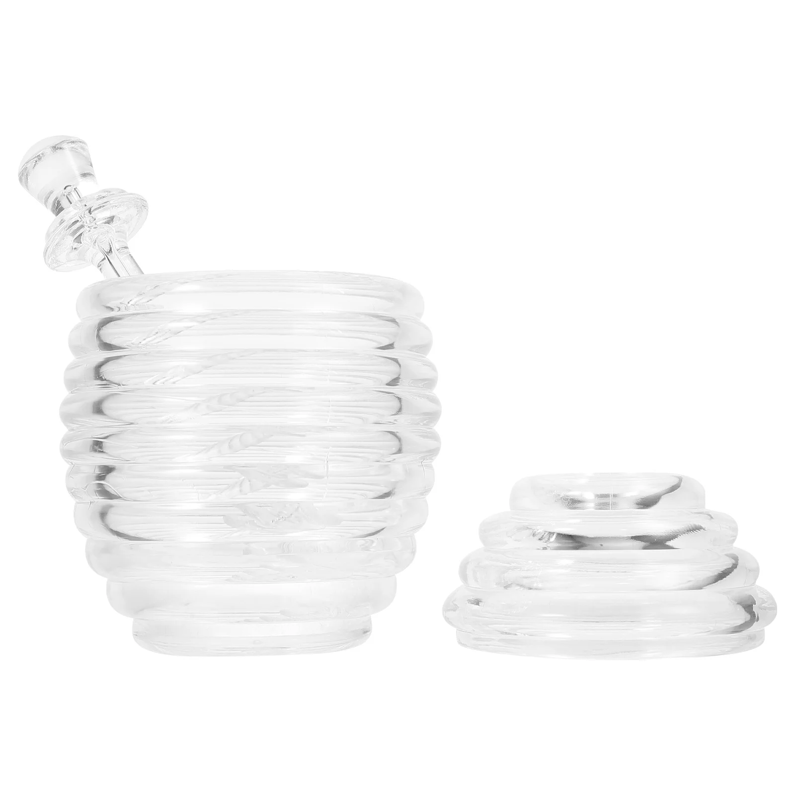 1Set Honey Storage Jar Transparent Plastic Ps Dispenser with Dipper for Kitchen Home Use Syrup Jam Container Smooth Non-Scratch
1Set Honey Storage Jar Transparent Plastic Ps Dispenser with Dipper for Kitchen Home Use Syrup Jam Container Smooth Non-Scratch