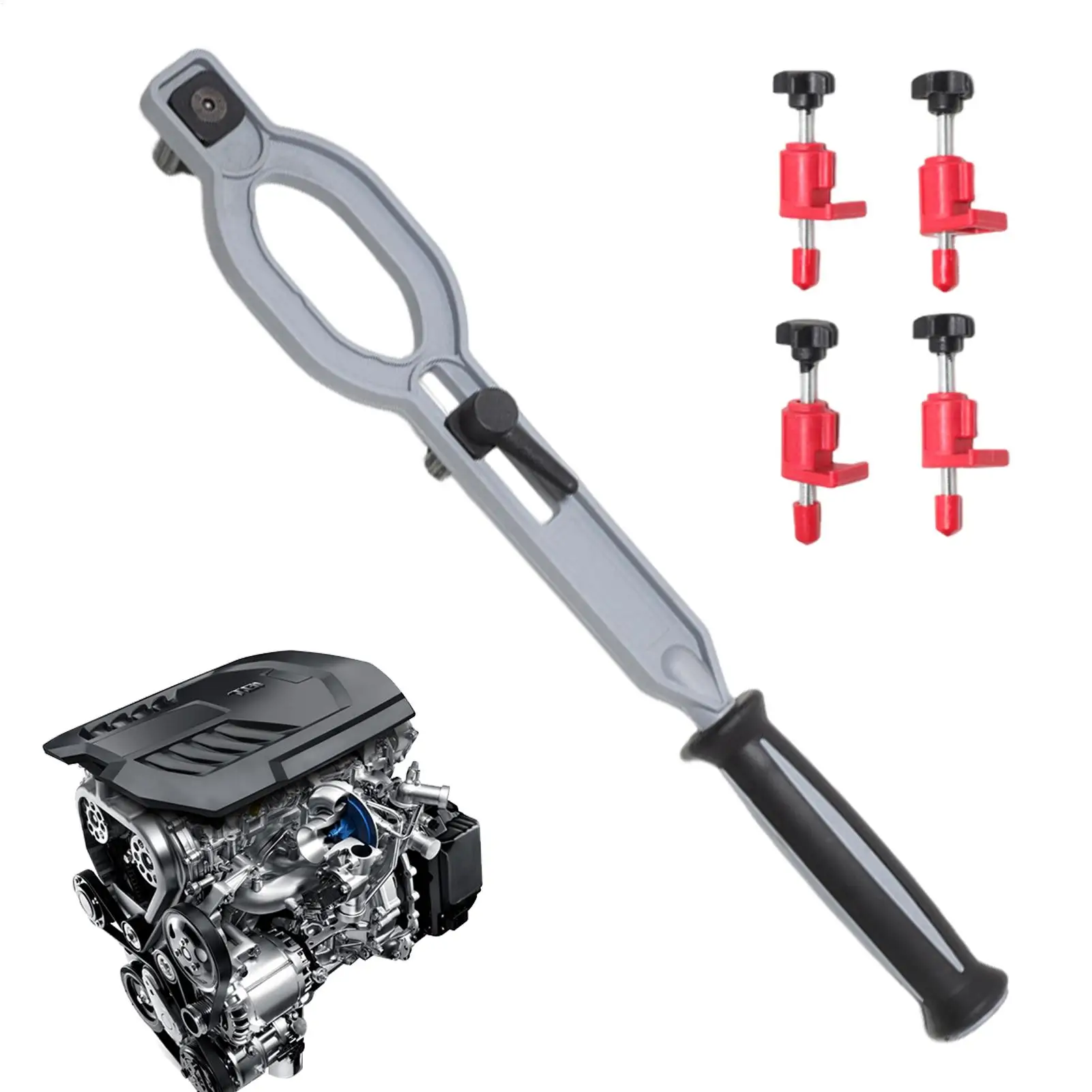 Timing Gear Holder Universal Metal Precise Efficient Car Camshaft Holder Tool Kit for Men Women Families Friends Lovers
Timing Gear Holder Universal Metal Precise Efficient Car Camshaft Holder Tool Kit for Men Women Families Friends Lovers