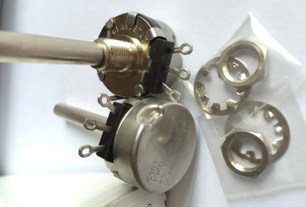 Good seller original Mexican CLARO 53C1 5000 ohm potentiometer resistor 300 degree handle 52MM 1 1
Good seller original Mexican CLARO 53C1 5000 ohm potentiometer resistor 300 degree handle 52MM 1 1