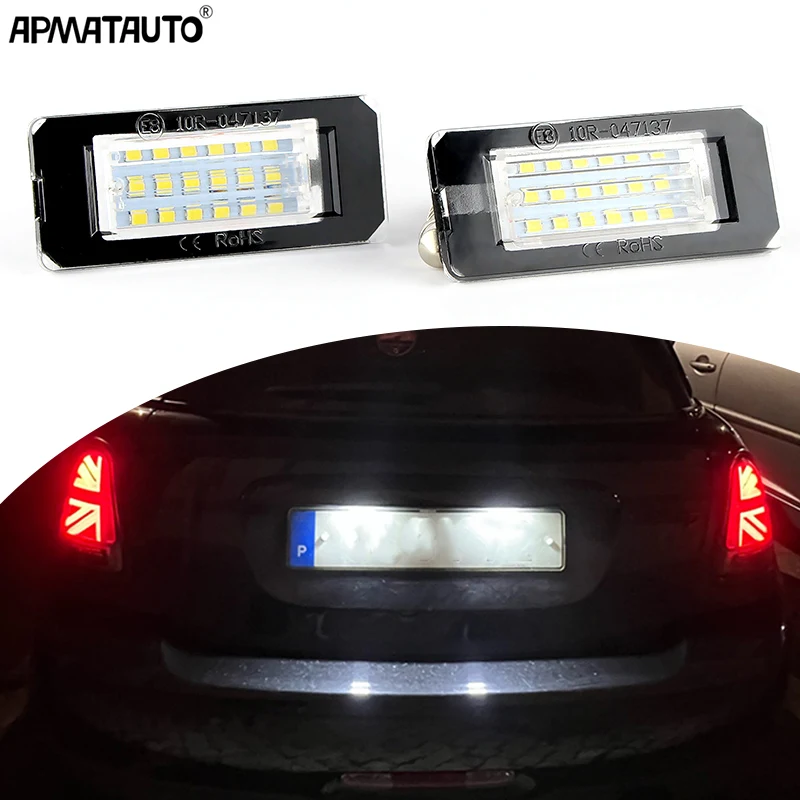 Светодиодная подсветка номерного знака (белая) для Mini Cooper R56 R57 R58 R59 R50 R52 R53, без ошибок, OEM: 51132756227, аксессуары
Светодиодная подсветка номерного знака (белая) для Mini Cooper R56 R57 R58 R59 R50 R52 R53, без ошибок, OEM: 51132756227, аксессуары