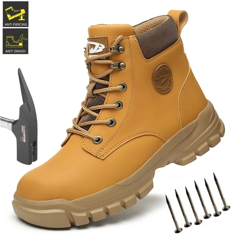 Водонепроницаемая нескользящая строительная рабочая обувь, мужские рабочие ботинки, неразрушимая кожаная защитная обувь с защитой от проколов, рабочий верх для мужчин
Водонепроницаемая нескользящая строительная рабочая обувь, мужские рабочие ботинки, неразрушимая кожаная защитная обувь с защитой от проколов, рабочий верх для мужчин