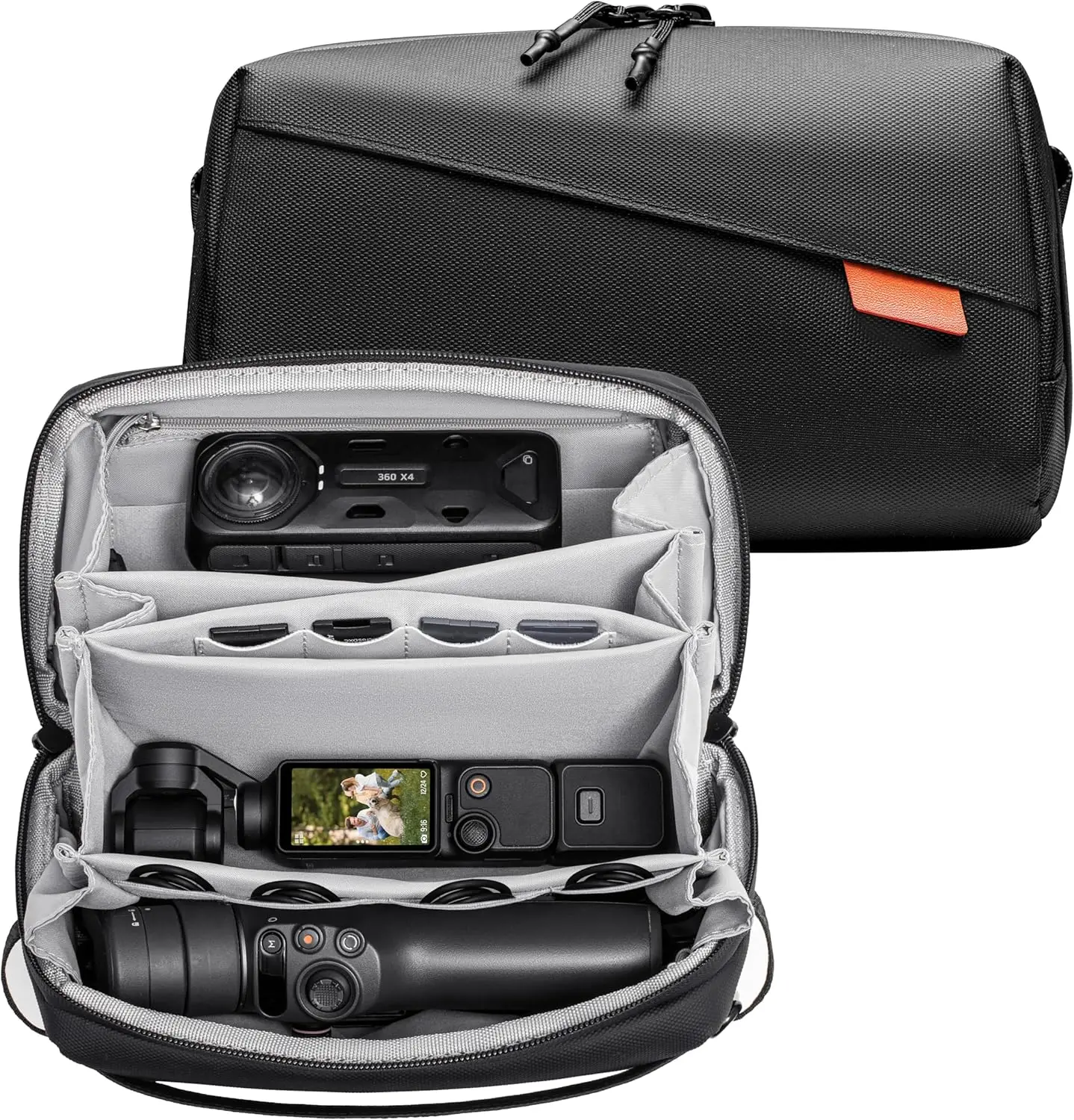 Портативный водонепроницаемый дорожный кейс для аксессуаров DJI Osmo Pocket 3, Mobile 7P и Insta360 Flow Pro 2
Портативный водонепроницаемый дорожный кейс для аксессуаров DJI Osmo Pocket 3, Mobile 7P и Insta360 Flow Pro 2