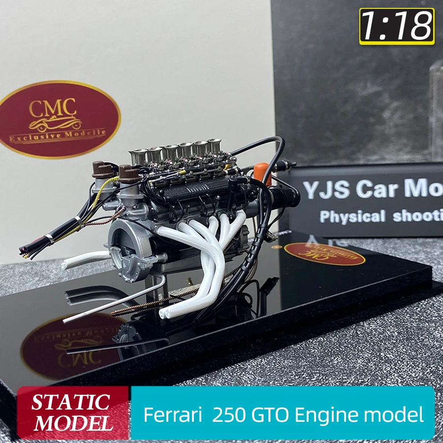 Модель автомобиля для Ferrari 250gto, модель двигателя, статический дисплей, праздничный подарок, демонстрация сцены с коллекцией, cmc 1:18
Модель автомобиля для Ferrari 250gto, модель двигателя, статический дисплей, праздничный подарок, демонстрация сцены с коллекцией, cmc 1:18