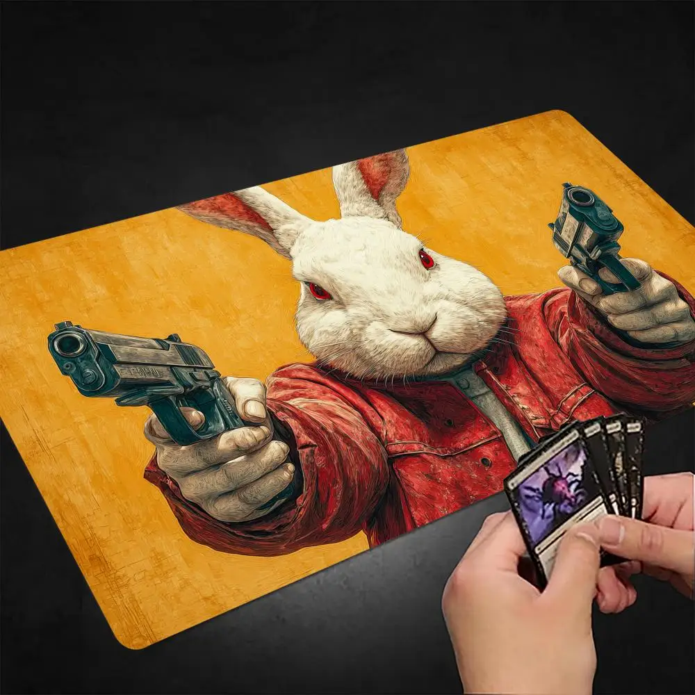 The rebellious rabbit MTG Playmat Magic Card Mat with Stitched Edge Non-Slip Durable Tabletop playmat Board Game Mat for TCG
The rebellious rabbit MTG Playmat Magic Card Mat with Stitched Edge Non-Slip Durable Tabletop playmat Board Game Mat for TCG