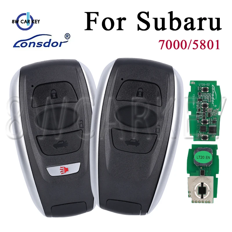 Smart Car Key Lonsdor 5801 7000 LT20-02EN For Subaru Forester Ascent STI WRX Legacy Outback Crosstrek Impreza K518 KH100+
Smart Car Key Lonsdor 5801 7000 LT20-02EN For Subaru Forester Ascent STI WRX Legacy Outback Crosstrek Impreza K518 KH100+