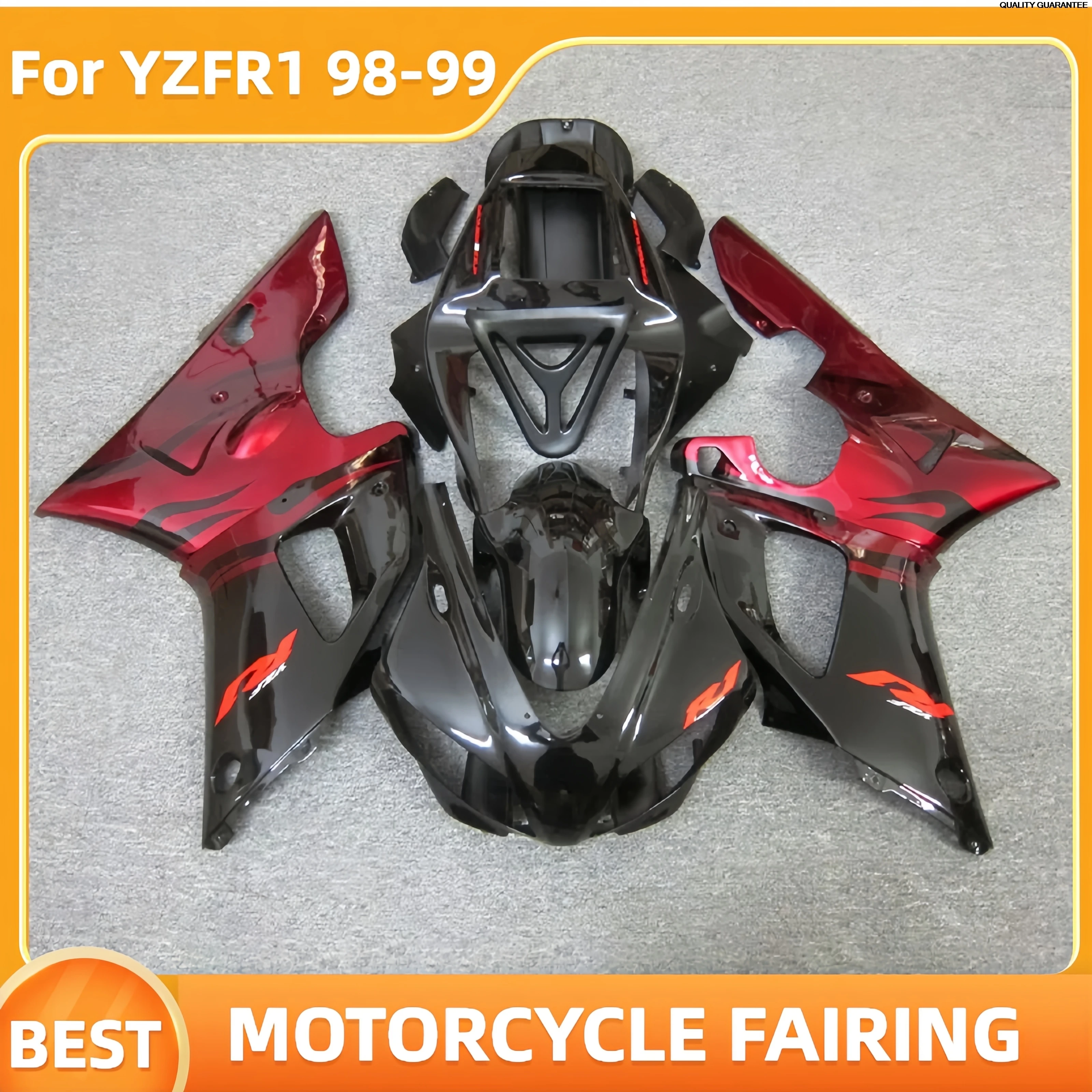 Prime Aftermarket for 1998 1999 YAMAHA YZF R1 1000 CC YZF-R1 YZFR1 98 99 100% Fit ABS Plastic Fairing Kit
Prime Aftermarket for 1998 1999 YAMAHA YZF R1 1000 CC YZF-R1 YZFR1 98 99 100% Fit ABS Plastic Fairing Kit