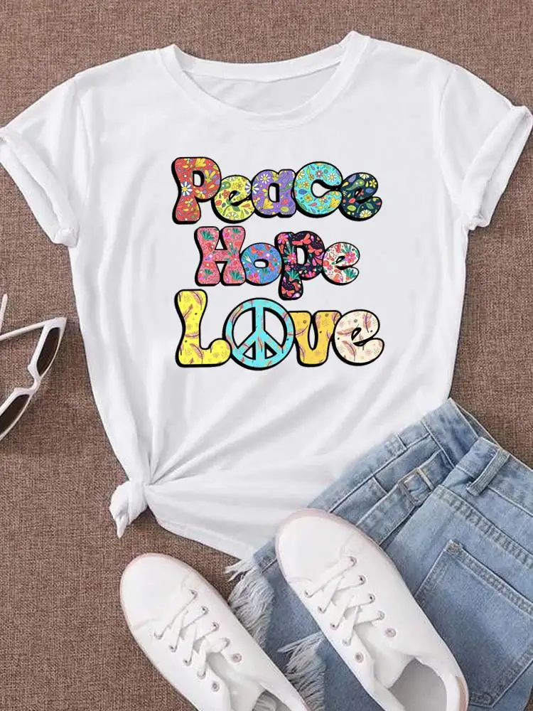 Fashion T Shirt Graphic T-shirt Short Sleeve Clothes Print Top Letter Style 90s Trend Lovely Female Ladies Women Clothing Tee
Fashion T Shirt Graphic T-shirt Short Sleeve Clothes Print Top Letter Style 90s Trend Lovely Female Ladies Women Clothing Tee