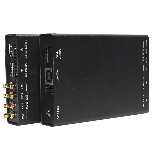 Bidirectional 12G SDI ST2110 IP Converters 40G ST2110 4x12G SDI BiDi Uncompressed 4K UHD 4:2:2 Video Converter DeviceWell DM501A
Bidirectional 12G SDI ST2110 IP Converters 40G ST2110 4x12G SDI BiDi Uncompressed 4K UHD 4:2:2 Video Converter DeviceWell DM501A