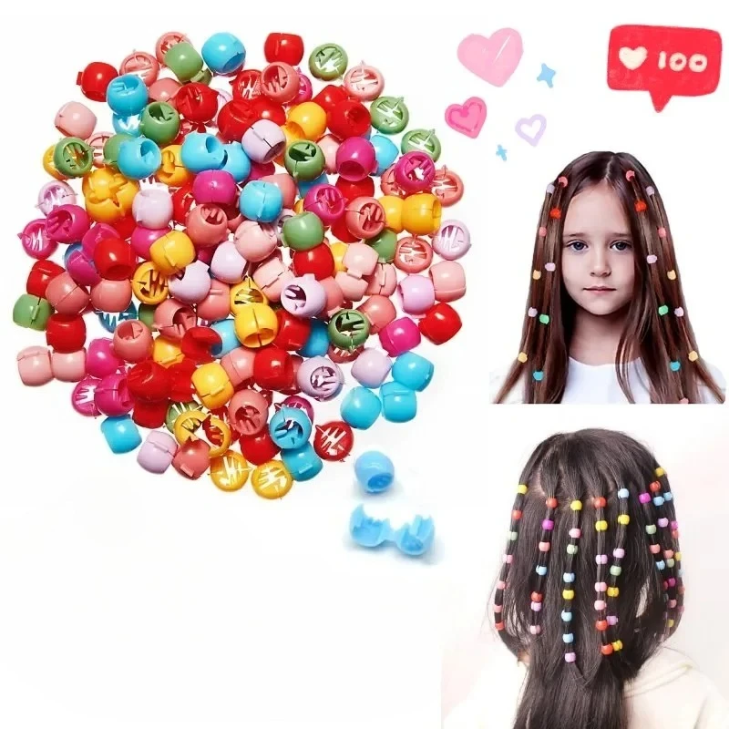 30/80PCS Braids Maker Beads Colorful Mini Hair Claw Clips Girls Cute Candy Colors Plastic Hairpins Hair Bangs Kids Accessories
30/80PCS Braids Maker Beads Colorful Mini Hair Claw Clips Girls Cute Candy Colors Plastic Hairpins Hair Bangs Kids Accessories