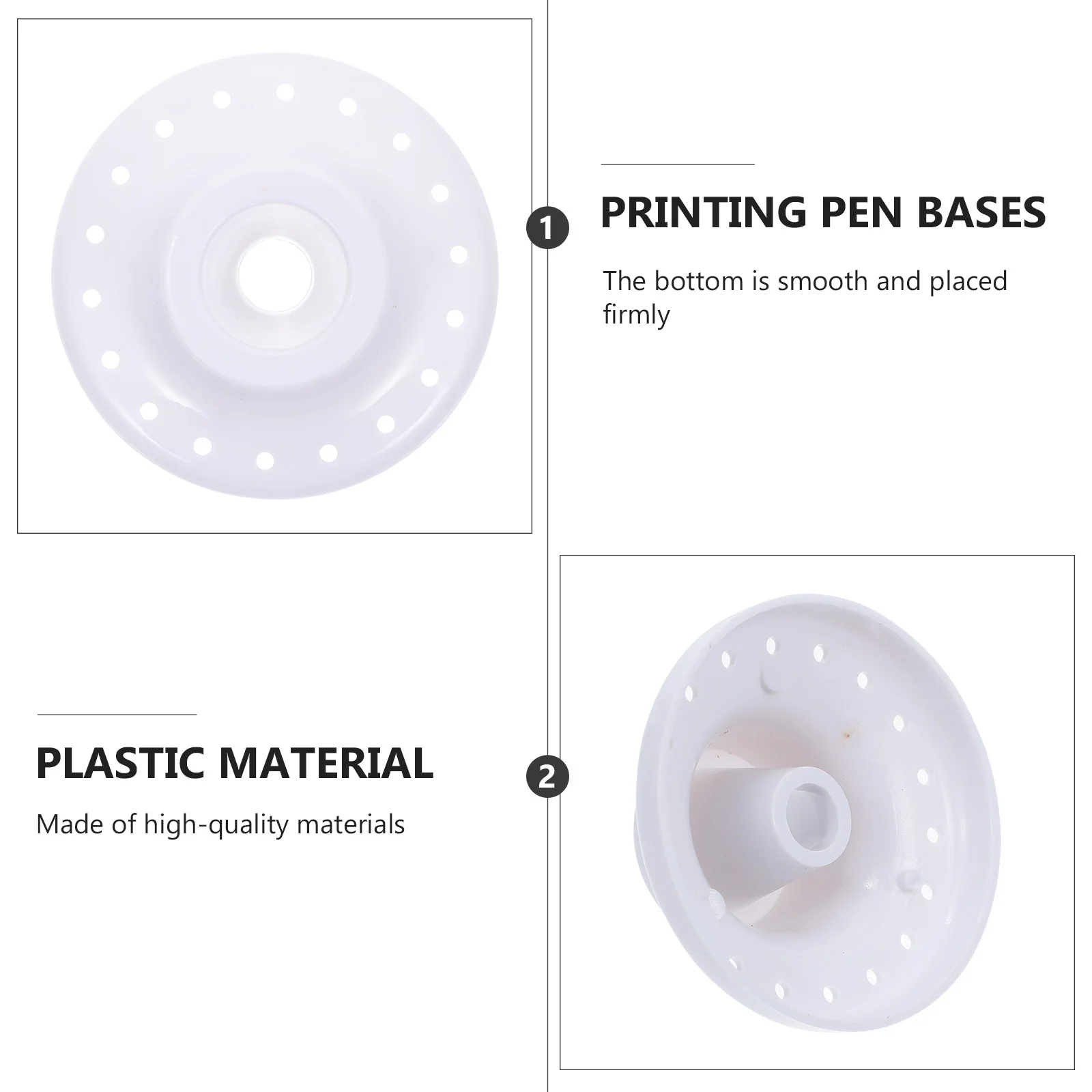 3pcs 3D Printing Pen Base Professional Shock-Proof Wear-Resistant Storage Stand For 3D Printer Toolkit Plastic Pen Holder