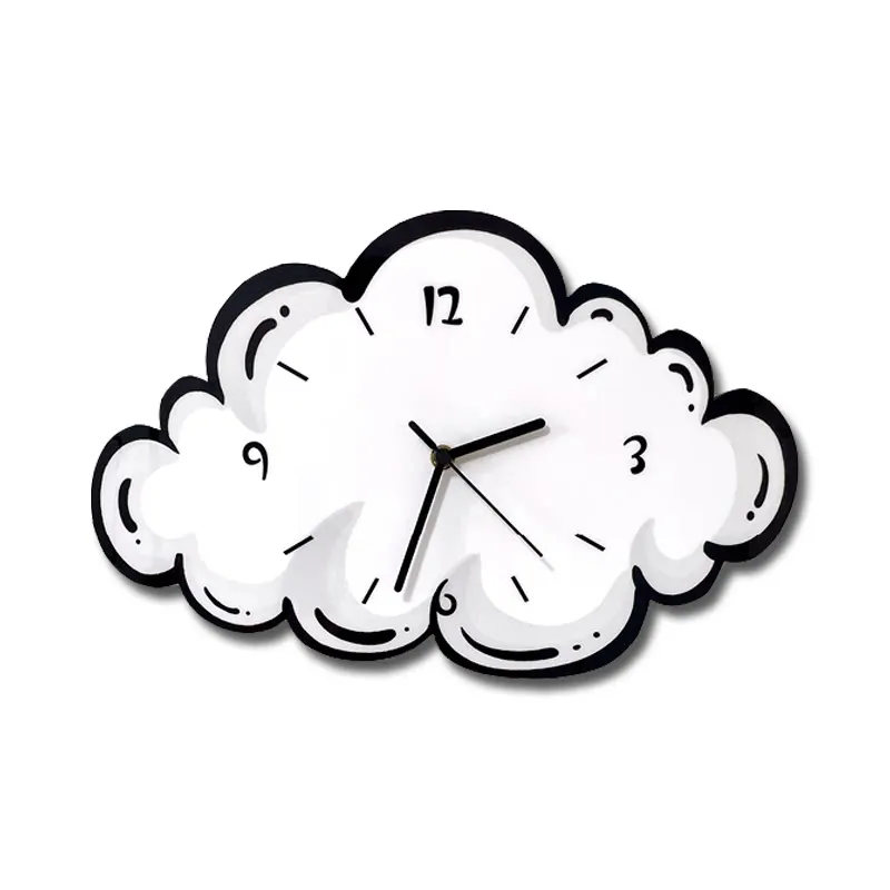 Cloud decoration wall-mounted silent clock, living room personalized clock
Cloud decoration wall-mounted silent clock, living room personalized clock
