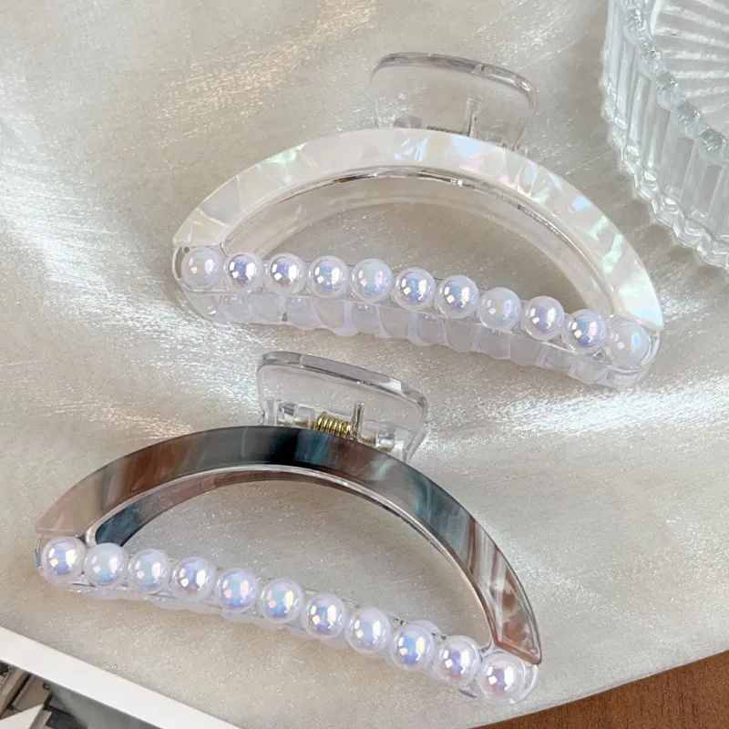 1pcs Luxury Pearl Hair Claw Women Adorable Refined Design Trendy Elegant Accessories Stylish Girls Headwear Daily Casual Outfits
1pcs Luxury Pearl Hair Claw Women Adorable Refined Design Trendy Elegant Accessories Stylish Girls Headwear Daily Casual Outfits