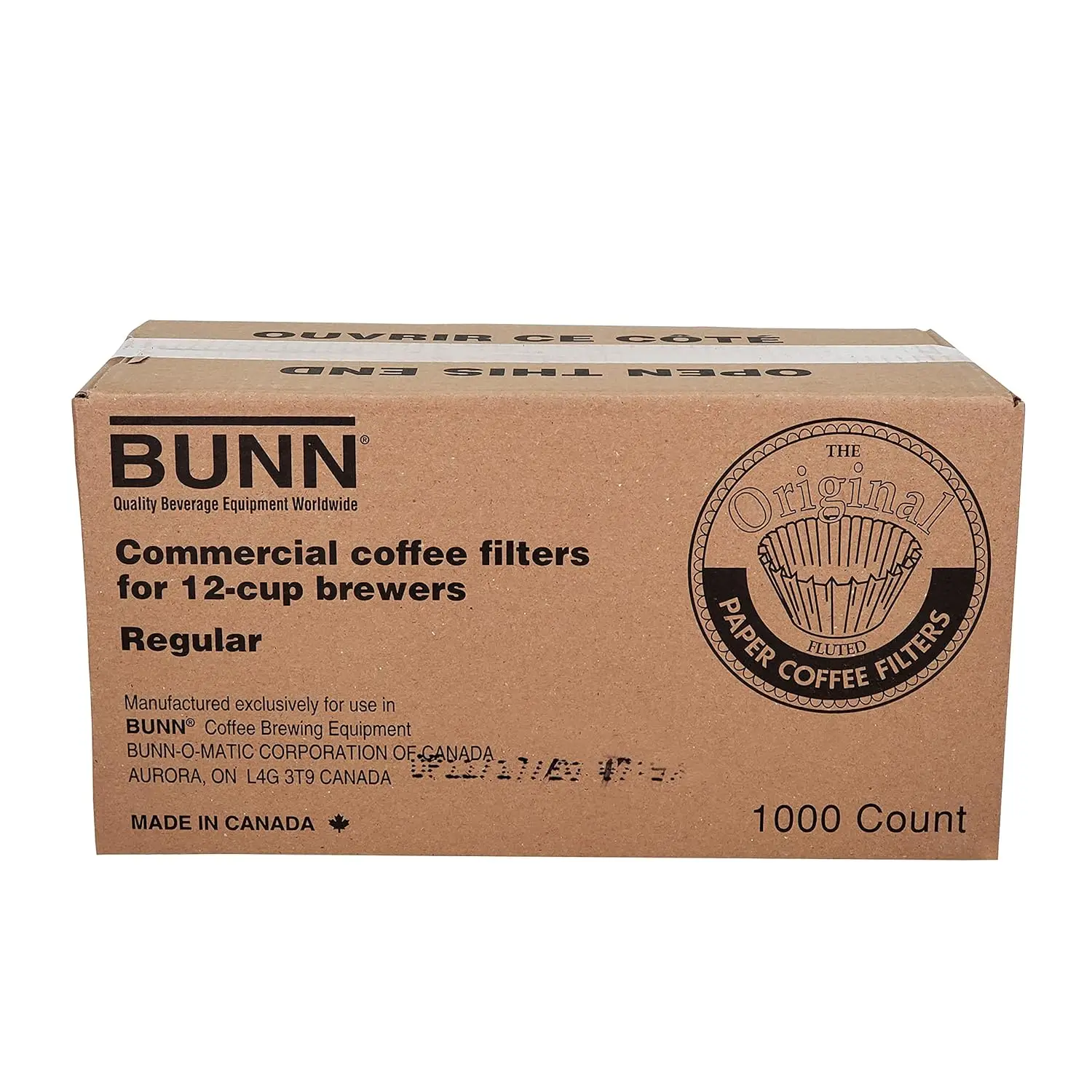 1000 Count Commercial 12-Cup Coffee Filters for Drip & Airpot Brewers, Tall Sidewalls
1000 Count Commercial 12-Cup Coffee Filters for Drip & Airpot Brewers, Tall Sidewalls