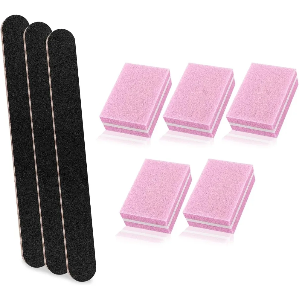 Nail Files and Buffers Set for Gel Acrylic Nails, Professional Manicure Tools for Nail Grinding and Care, 7 Inch
Nail Files and Buffers Set for Gel Acrylic Nails, Professional Manicure Tools for Nail Grinding and Care, 7 Inch