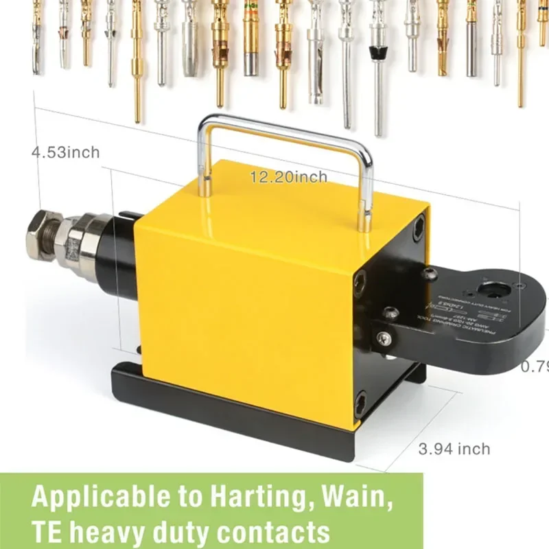 New 220v AM-0682 Pneumatic Aviation Terminal Four-core Coaxial Crimping Machine Heavy-duty Connector Pin Crimping Machine Crimpi
New 220v AM-0682 Pneumatic Aviation Terminal Four-core Coaxial Crimping Machine Heavy-duty Connector Pin Crimping Machine Crimpi