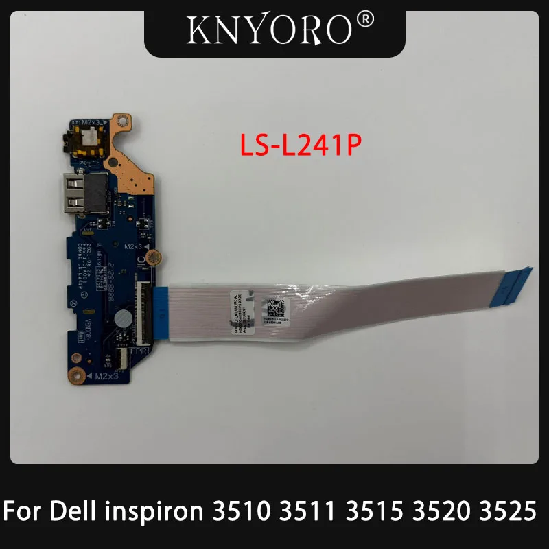 LS-L241P Original For DELL Inspiron 3510 3511 3515 3520 Switch Power Button USB Audio Board With Cable GDM50 100% Tested Laptop
LS-L241P Original For DELL Inspiron 3510 3511 3515 3520 Switch Power Button USB Audio Board With Cable GDM50 100% Tested Laptop
